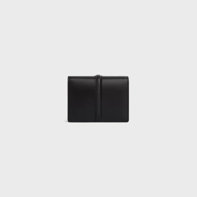 Card Holder with Flap 16 in Satinated Calfskin Card Holder with Flap 16 in Satinated Calfskin