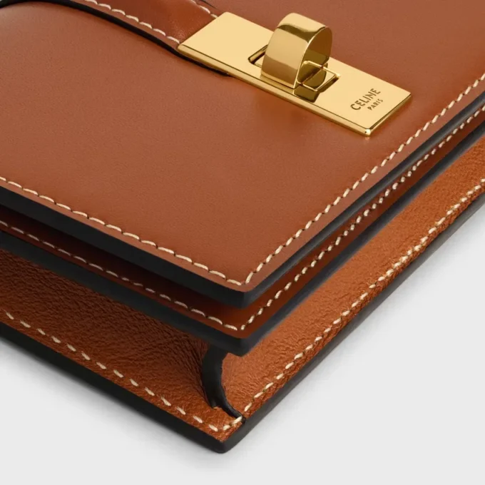 Card Holder with Flap 16 in Satinated Calfskin Card Holder with Flap 16 in Satinated Calfskin
