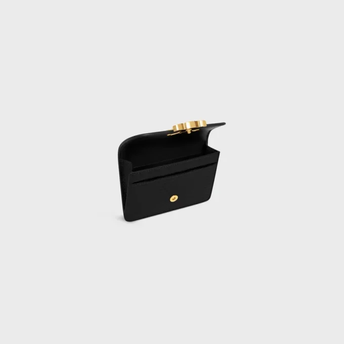 Card Holder with Flap Triomphe in Lizard Card Holder with Flap Triomphe in Lizard