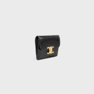 Card Holder with Flap Triomphe in Python