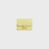 Card Holder with Flap Triomphe in Shiny Calfskin Card Holder with Flap Triomphe in Shiny Calfskin