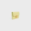 Card Holder with Flap Triomphe in Shiny Calfskin Card Holder with Flap Triomphe in Shiny Calfskin