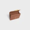 Card Holder with Flap Triomphe in Shiny Calfskin Card Holder with Flap Triomphe in Shiny Calfskin