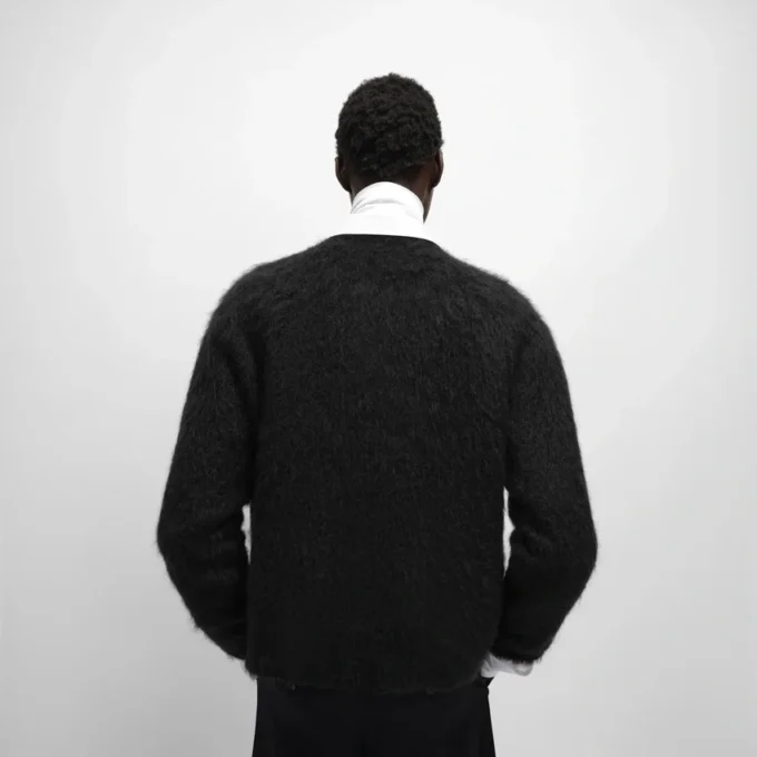 Cardigan in Brushed Mohair