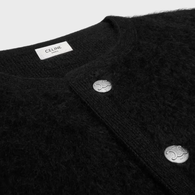 Cardigan in Brushed Mohair