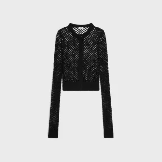 Cardigan in Cotton Crochet