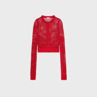 Cardigan in Cotton Crochet
