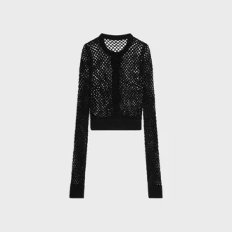 Cardigan in Cotton Crochet