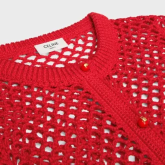 Cardigan in Cotton Crochet