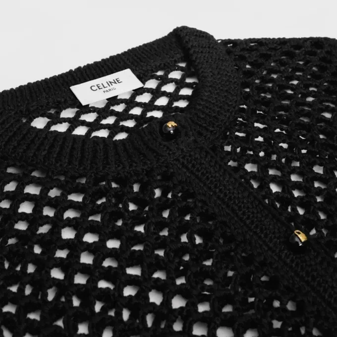 Cardigan in Cotton Crochet Cardigan in Cotton Crochet
