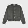 Cardigan Jacket in Brushed Mohair