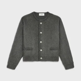 Cardigan Jacket in Brushed Mohair