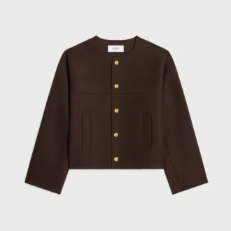Cardigan Jacket in Double Face Cashmere