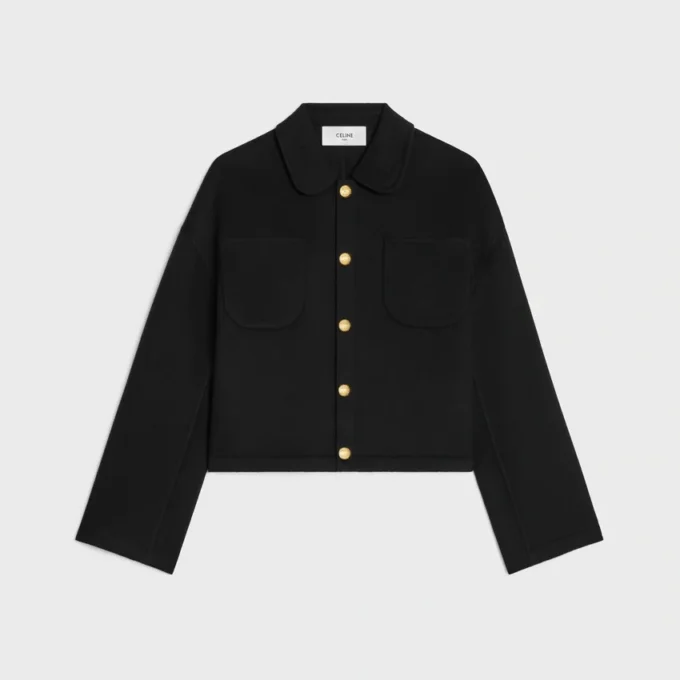 Cardigan Jacket in Double Faced Cashmere