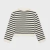 Cardigan Jacket in Striped Wool Cardigan Jacket in Striped Wool
