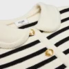 Cardigan Jacket in Striped Wool Cardigan Jacket in Striped Wool