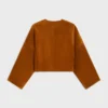 Cardigan Jacket in Suede
