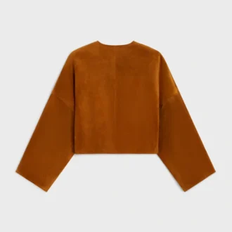 Cardigan Jacket in Suede