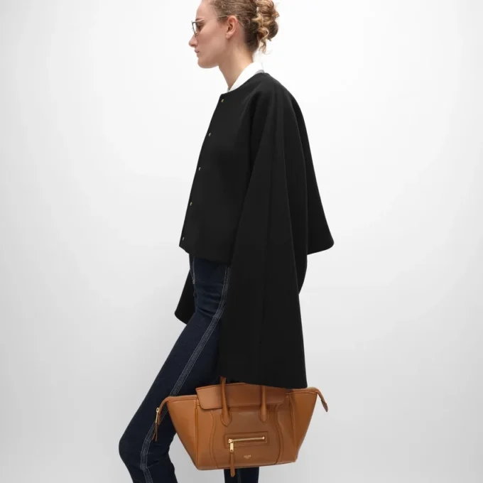 Cardigan Jacket in Wool Cloth