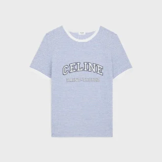 Celine 70’S T-Shirt in Striped Jersey