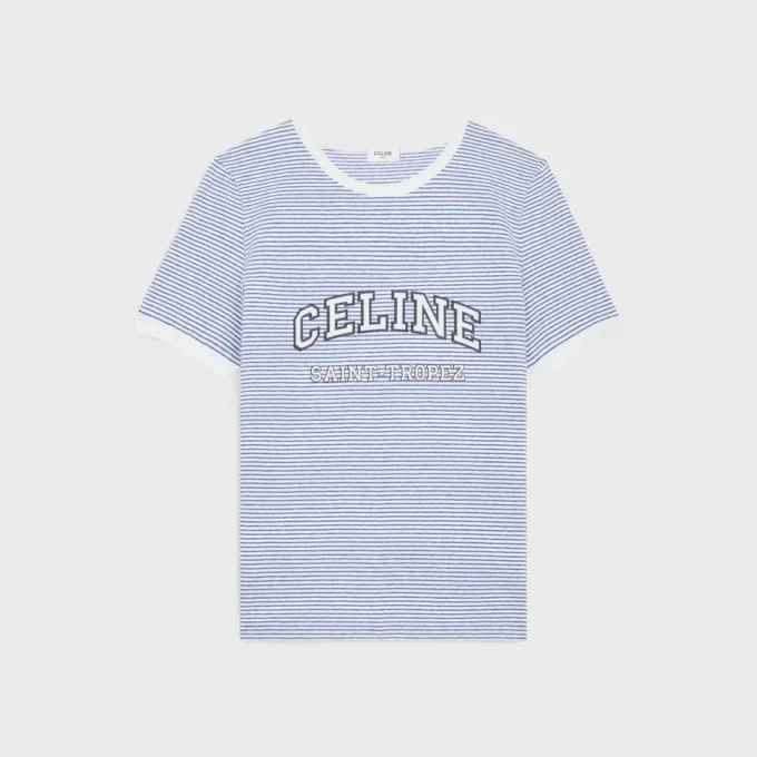 Celine 70’S T-Shirt in Striped Jersey Celine 70’S T-Shirt in Striped Jersey