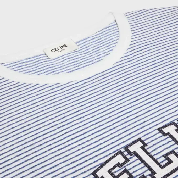 Celine 70’S T-Shirt in Striped Jersey Celine 70’S T-Shirt in Striped Jersey
