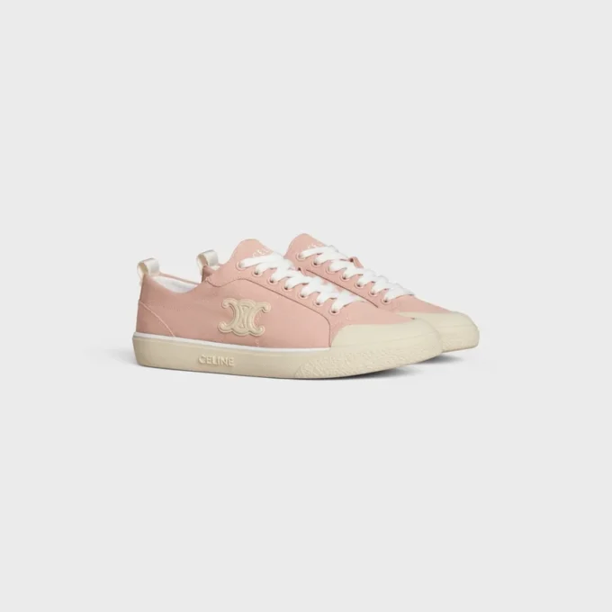 Celine Alan Sneakers with Triomphe in Canvas Celine Alan Sneakers with Triomphe in Canvas