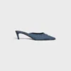 Celine Alma Triomphe Mule in Denim Celine Alma Triomphe Mule in Denim