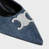 Celine Alma Triomphe Mule in Denim Celine Alma Triomphe Mule in Denim