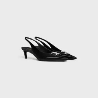 Celine Alma Triomphe Slingback in Glossy Calfskin