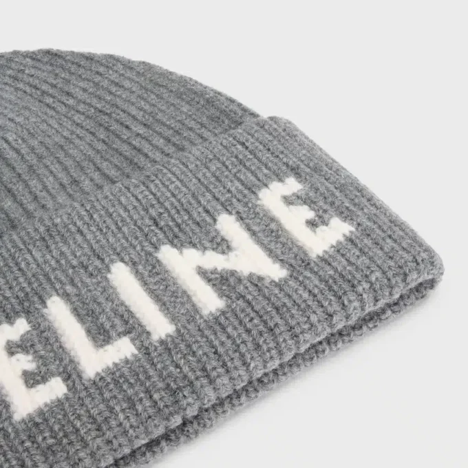 Celine Beanie in Wool Cashmere