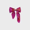 Celine Big Ribbon Hair Clip in Silk and Steel Celine Big Ribbon Hair Clip in Silk and Steel