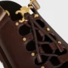 Celine Billie Chunky Sandale in Calfskin and Textile Celine Billie Chunky Sandale in Calfskin and Textile