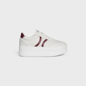 Celine – Block Sneakers with Back Triomphe and Wedge Outsole in Calfskin