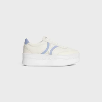Celine – Block Sneakers with Back Triomphe and Wedge Outsole in Calfskin