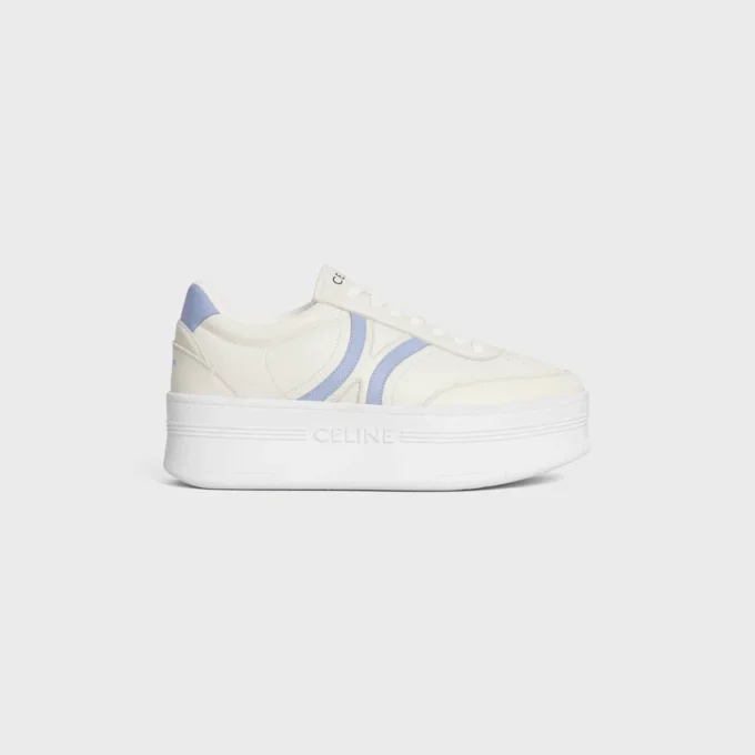 Celine – Block Sneakers with Back Triomphe and Wedge Outsole in Calfskin Celine – Block Sneakers with Back Triomphe and Wedge Outsole in Calfskin