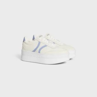 Celine – Block Sneakers with Back Triomphe and Wedge Outsole in Calfskin