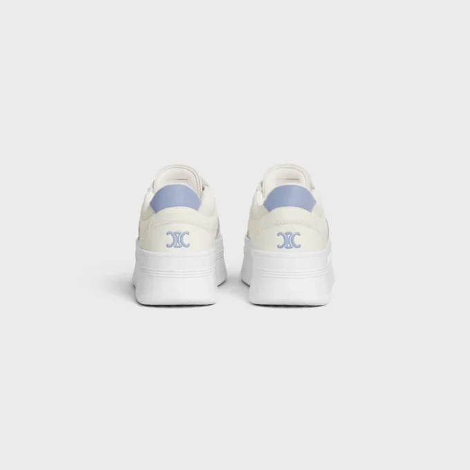 Celine – Block Sneakers with Back Triomphe and Wedge Outsole in Calfskin Celine – Block Sneakers with Back Triomphe and Wedge Outsole in Calfskin