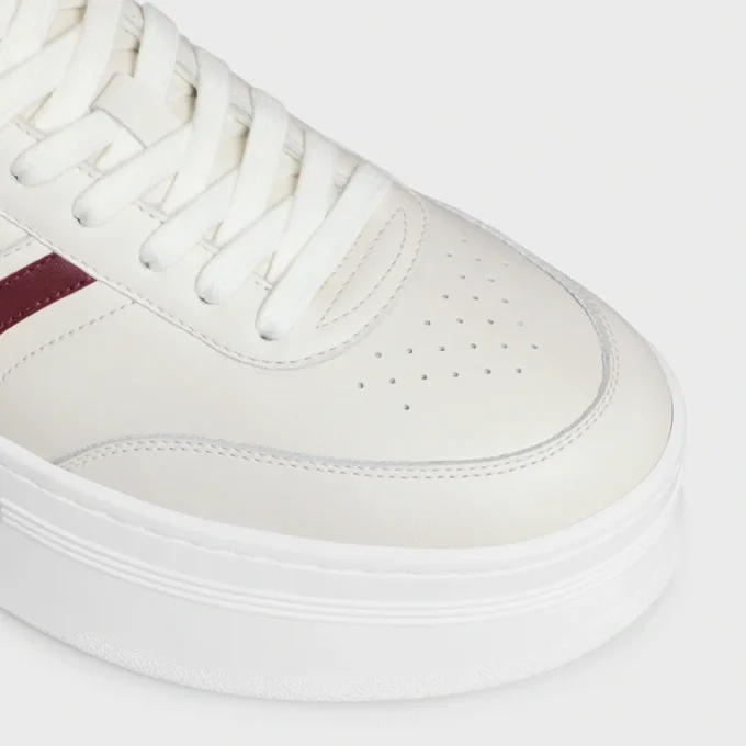 Celine – Block Sneakers with Back Triomphe and Wedge Outsole in Calfskin Celine – Block Sneakers with Back Triomphe and Wedge Outsole in Calfskin