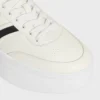 Celine – Block Sneakers with Back Triomphe and Wedge Outsole in Calfskin Celine – Block Sneakers with Back Triomphe and Wedge Outsole in Calfskin