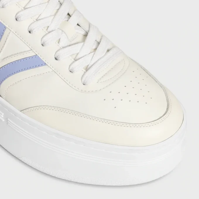 Celine – Block Sneakers with Back Triomphe and Wedge Outsole in Calfskin Celine – Block Sneakers with Back Triomphe and Wedge Outsole in Calfskin