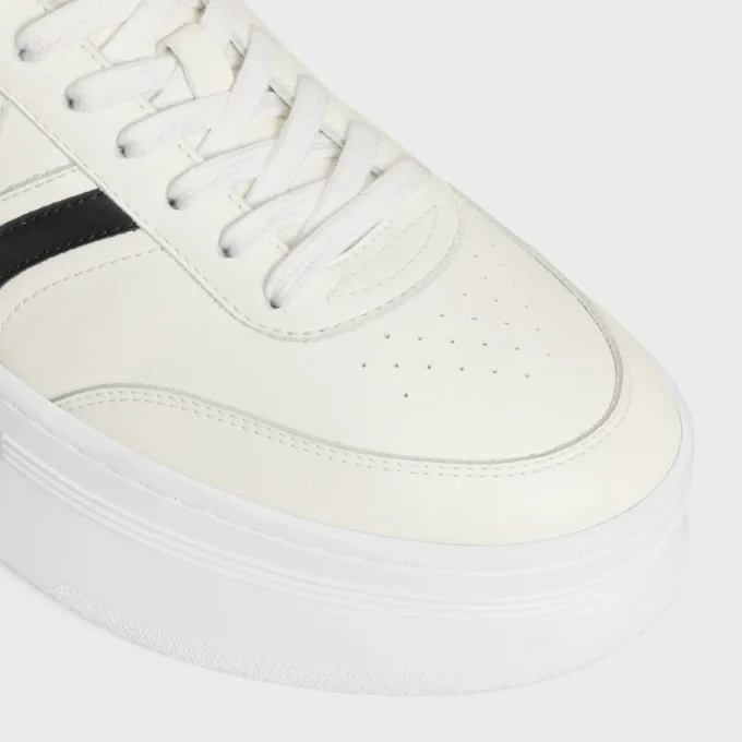 Celine – Block Sneakers with Back Triomphe and Wedge Outsole in Calfskin Celine – Block Sneakers with Back Triomphe and Wedge Outsole in Calfskin
