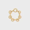 Celine Charms Heritage Chunky Bracelet in Brass with Gold Finish Celine Charms Heritage Chunky Bracelet in Brass with Gold Finish