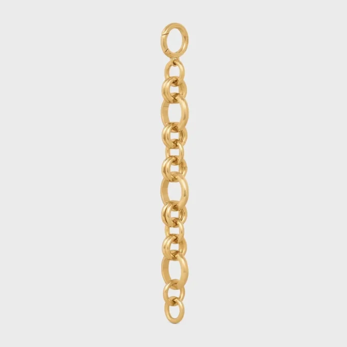Celine Charms Heritage Chunky Bracelet in Brass with Gold Finish Celine Charms Heritage Chunky Bracelet in Brass with Gold Finish