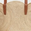 Celine Classic Panier Small Braided Triomphe in Raffia and Calfskin Celine Classic Panier Small Braided Triomphe in Raffia and Calfskin