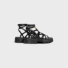 Celine – Clea Triomphe Strappy Sandal in Calfskin – Vegetal Tanning Celine – Clea Triomphe Strappy Sandal in Calfskin – Vegetal Tanning