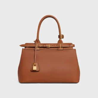 Celine Conti Bag in Natural Calfskin