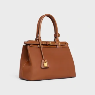 Celine Conti Bag in Natural Calfskin