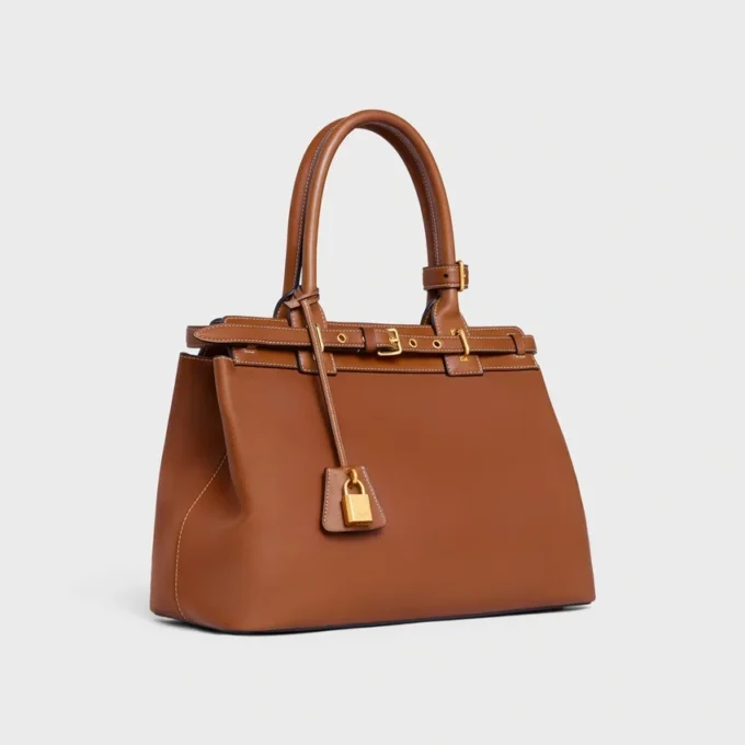 Celine Conti Bag in Natural Calfskin Celine Conti Bag in Natural Calfskin