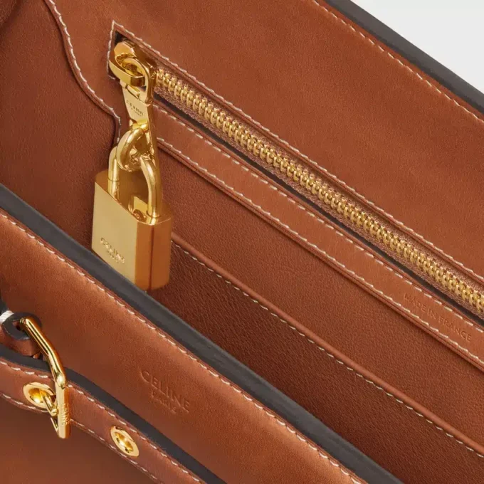 Celine Conti Bag in Natural Calfskin Celine Conti Bag in Natural Calfskin